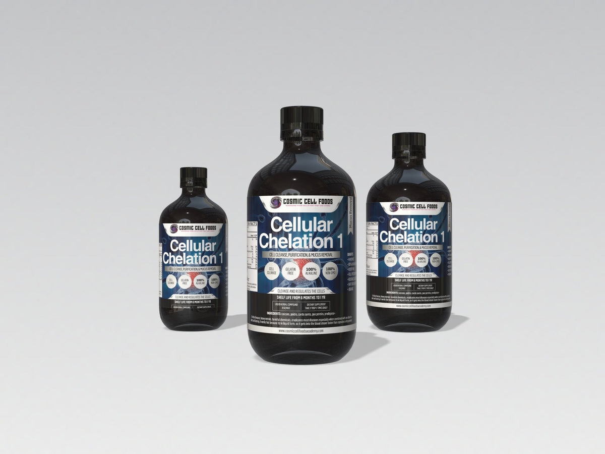 CELLULAR CHELATION 1 - CELLULAR DETOX & REPAIR | MUCUS & HEAVY METAL REMOVAL - The Cosmic Chef