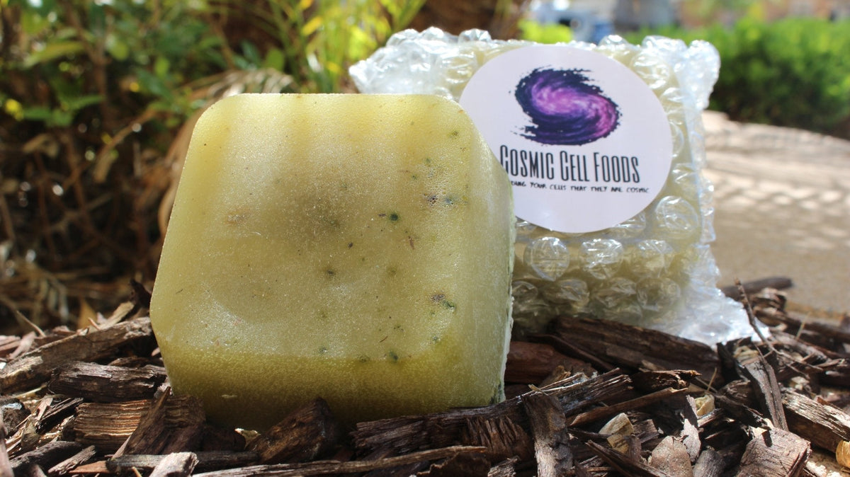 Dr.Sebi's Green Food Plus "Coconut Seamoss Soaps" - Revitalizes & Nourishes the Entire Body - LYE FREE - The Cosmic Chef